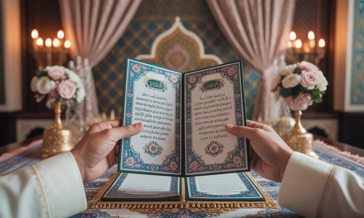 découvrez tout sur le mariage islamique : les étapes du contrat, les conditions requises et les obligations mutuelles des époux selon la tradition musulmane.